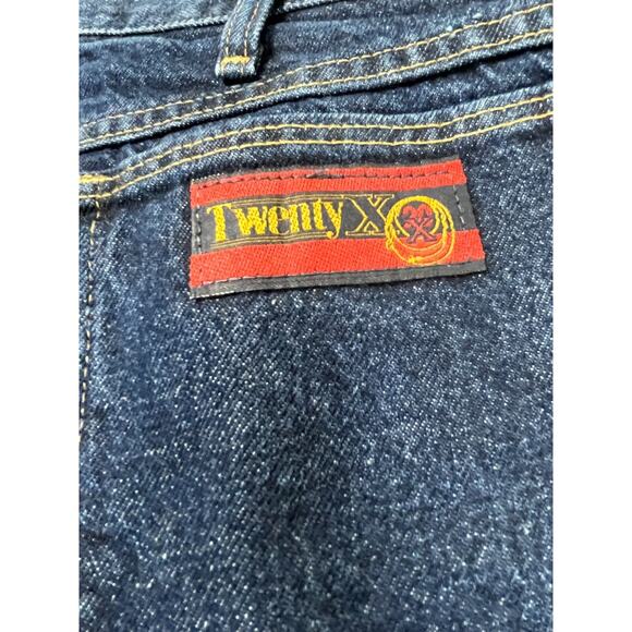 Wrangler 20X Jeans Men’s 36x32 Straight Fit Dark Wash Denim Mexico USA Fabric - Picture 5 of 10